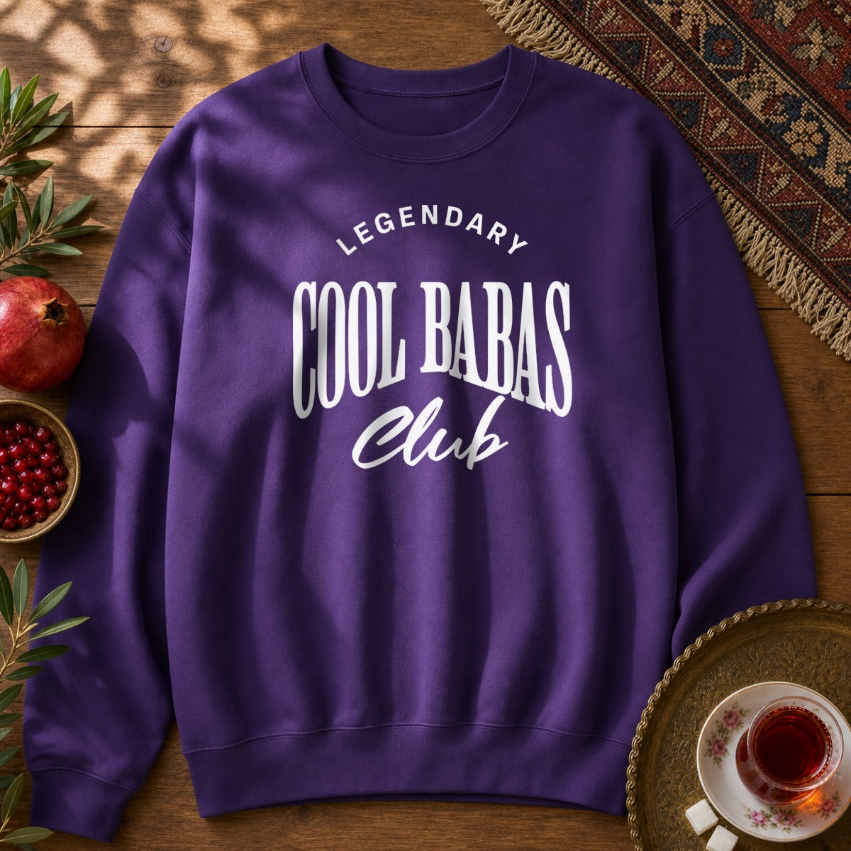 Cool Babas Club Sweatshirt - Purple