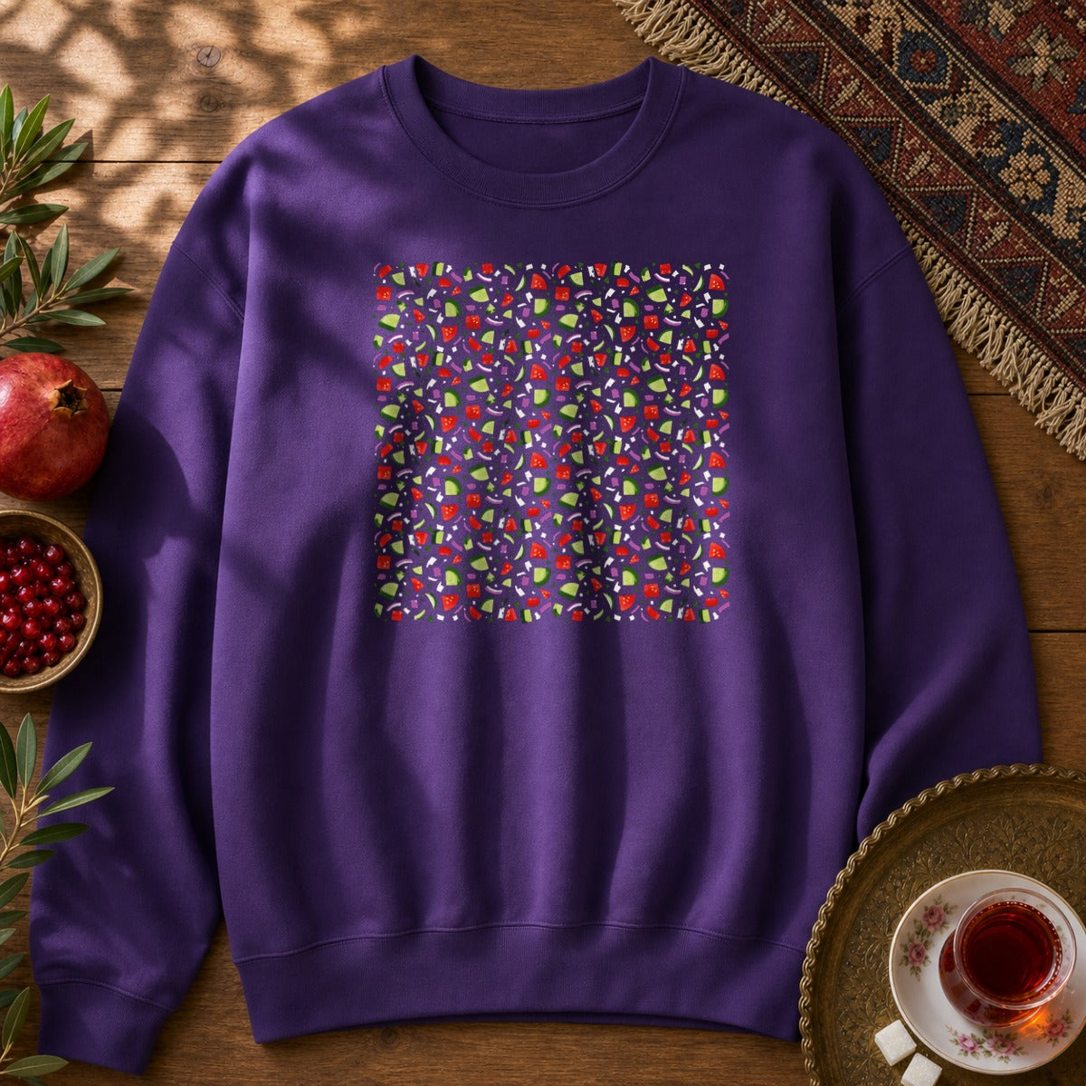 Salad Shirazi Sweatshirt - Purple