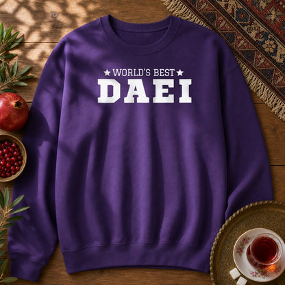 World's Best Daei Sweatshirt - Purple