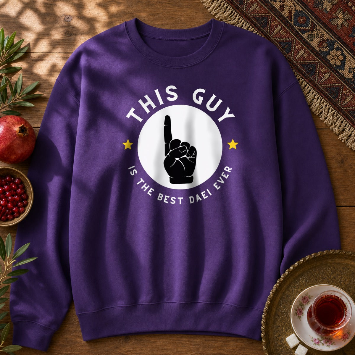 This Guy is the Best Daei Sweatshirt - Purple