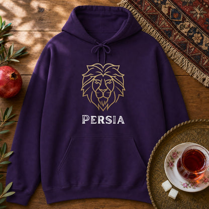 Golden Lion Persia Hoodie - Purple