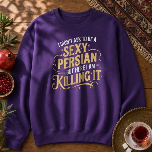 Sexy Persian Sweatshirt - Purple