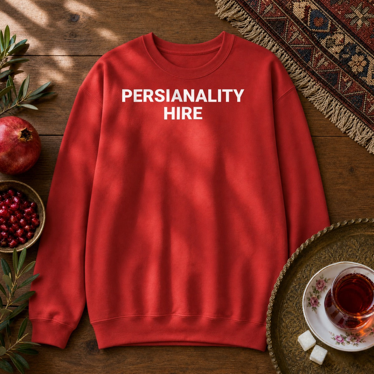 Persianality Hire Sweatshirt - Red