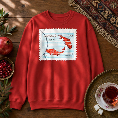 Nowruz Mahi Sweatshirt - Red