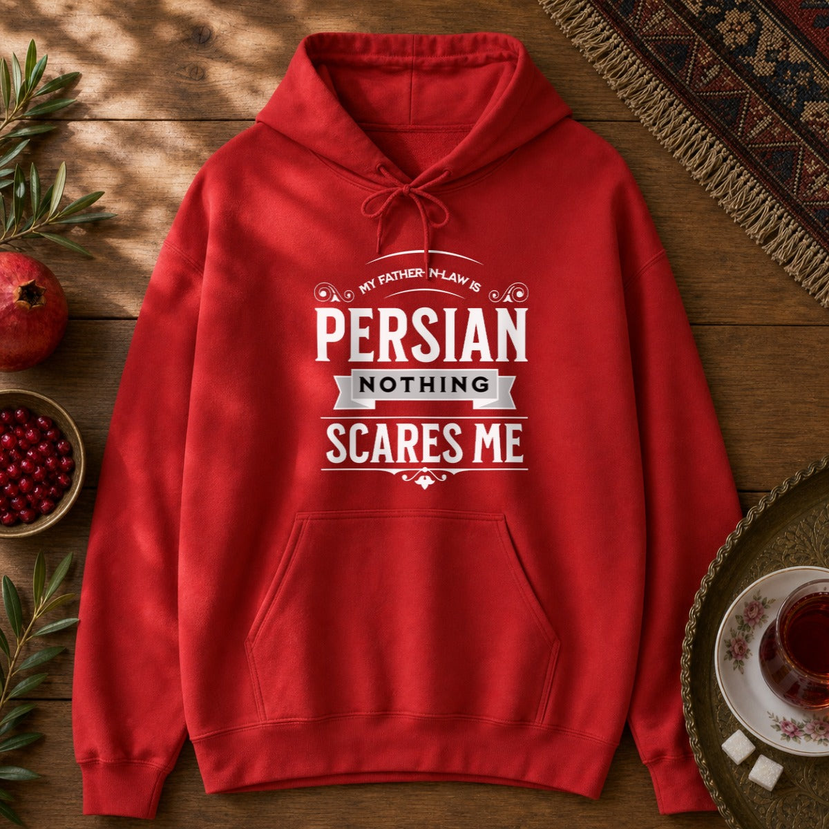 My Father-in-law is Persian Hoodie - Red