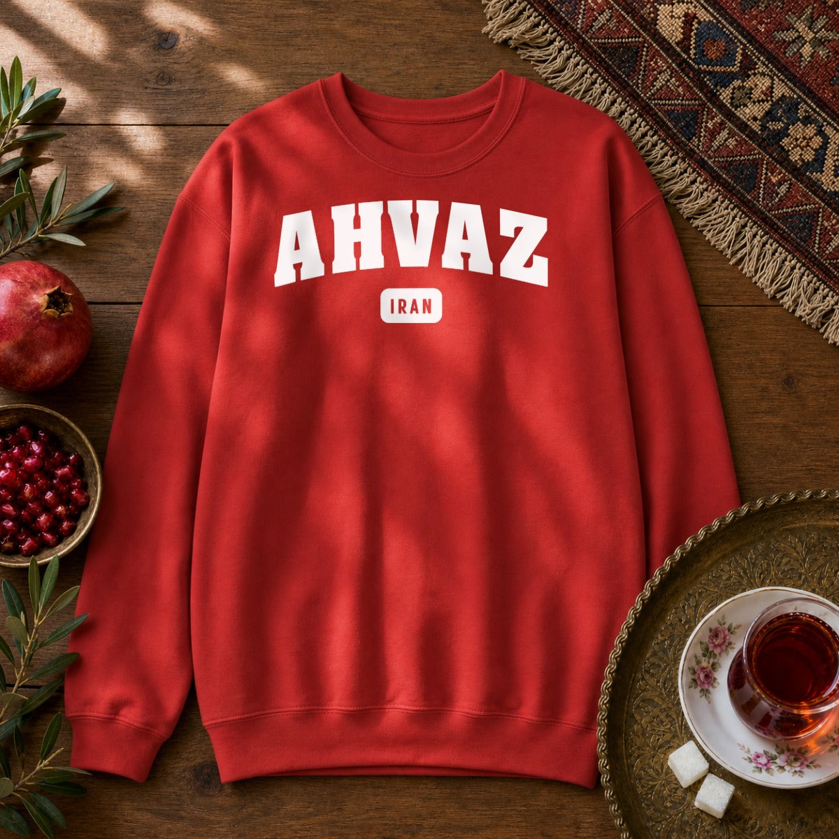 Ahvaz Sweatshirt - Red