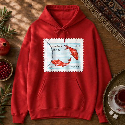 Nowruz Mahi Hoodie - Red