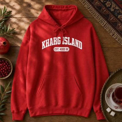Kharg Island Est. 4000 BC Hoodie - Red