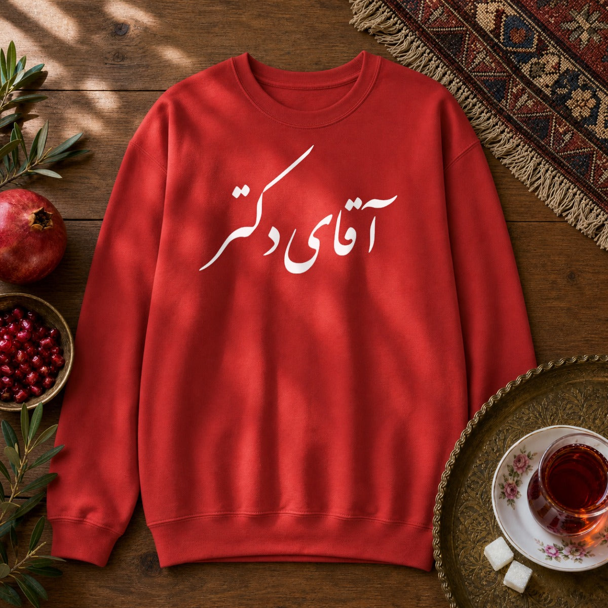 Aghaye Doctor Sweatshirt - Red