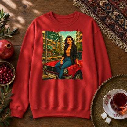Paykan Girl Sweatshirt - Red