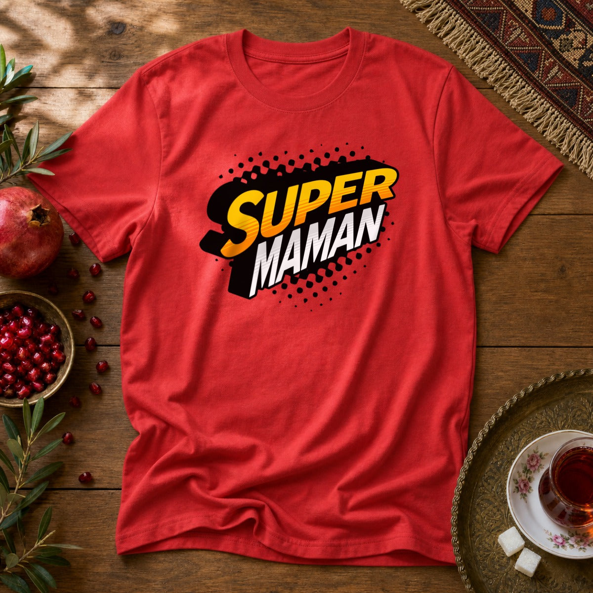 Super Maman Unisex T-Shirt - Red