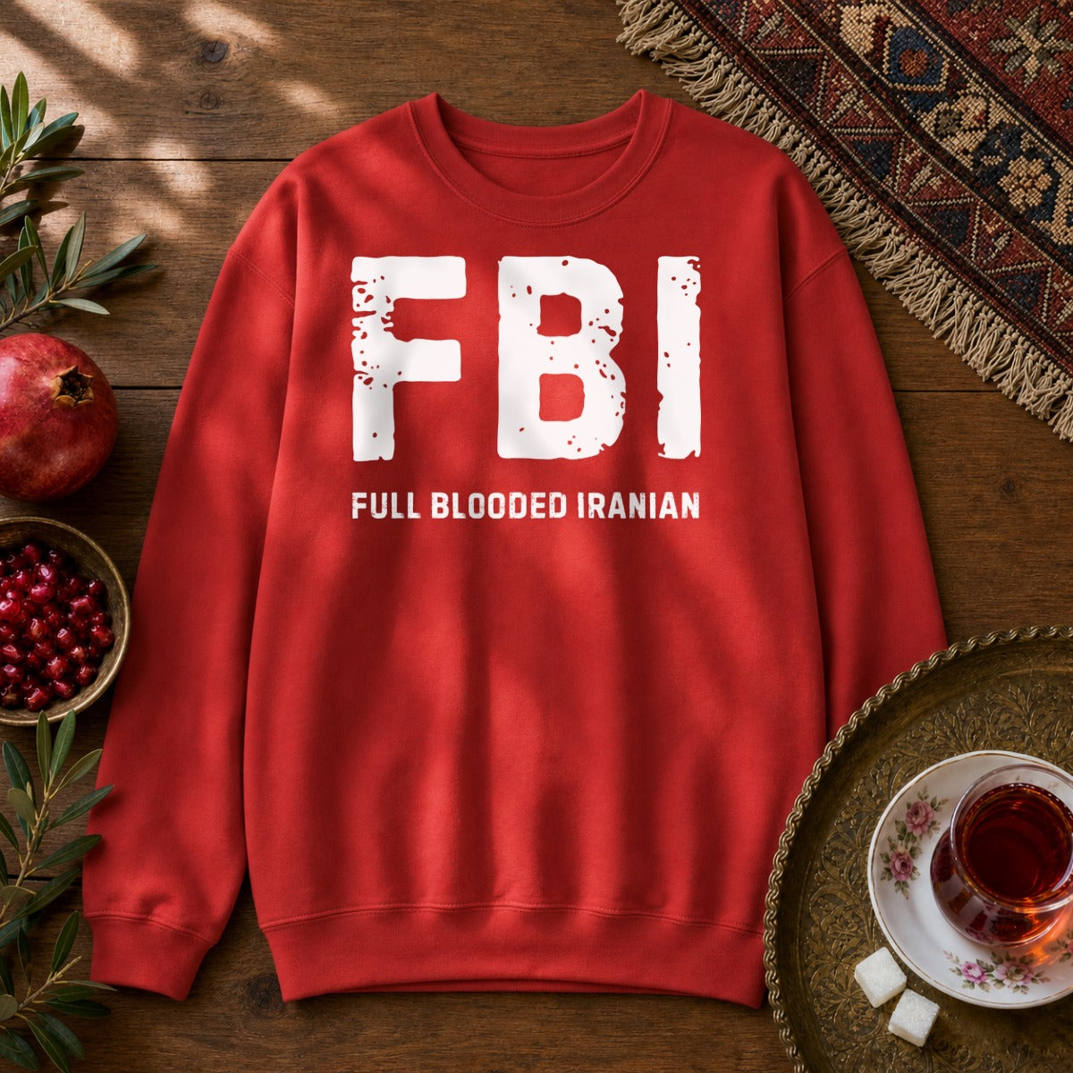 FBI Sweatshirt - Red