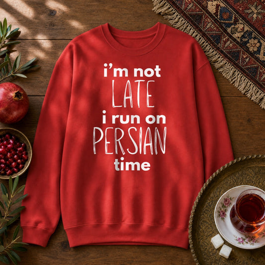 Persian Time Sweatshirt - Red