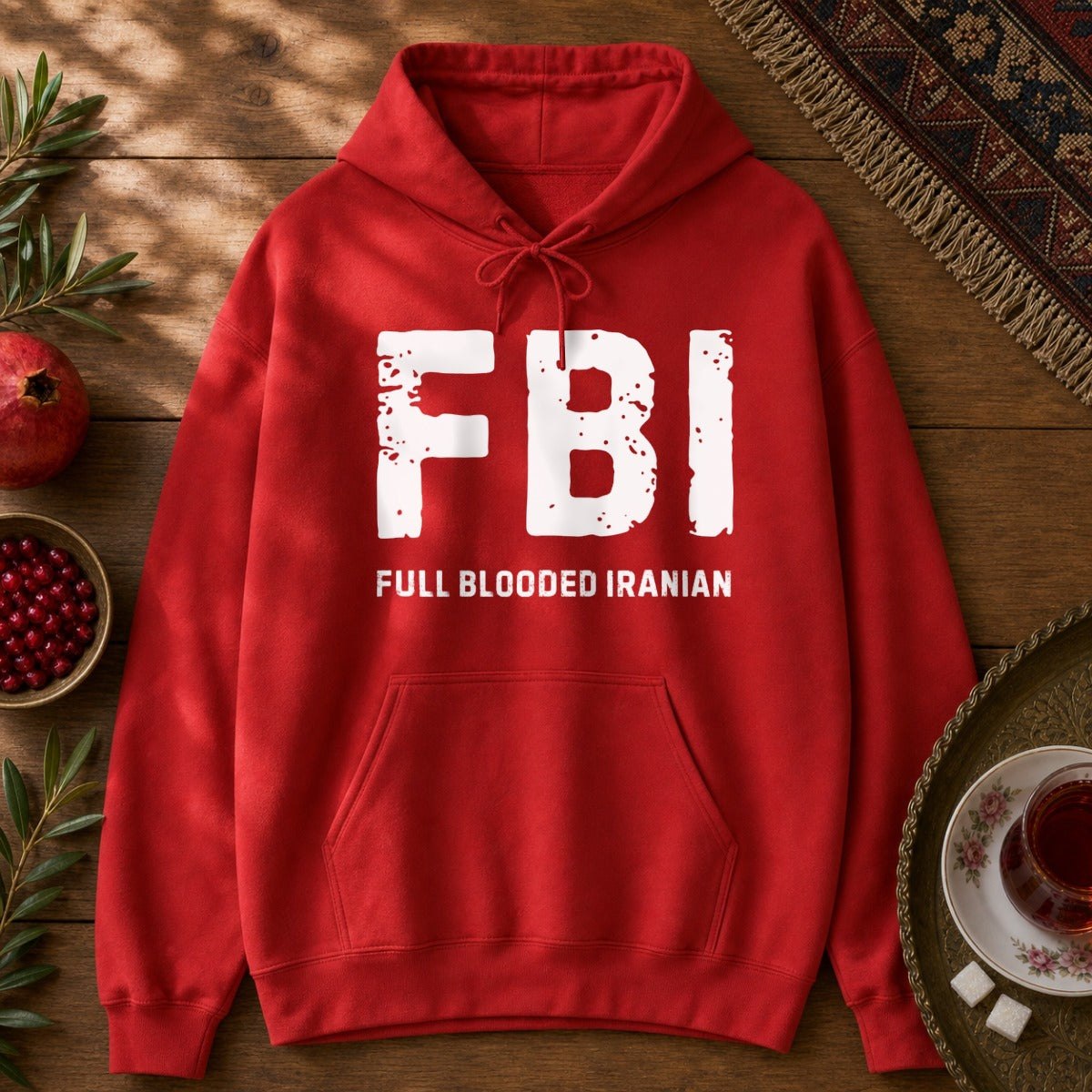 FBI Hoodie - Red