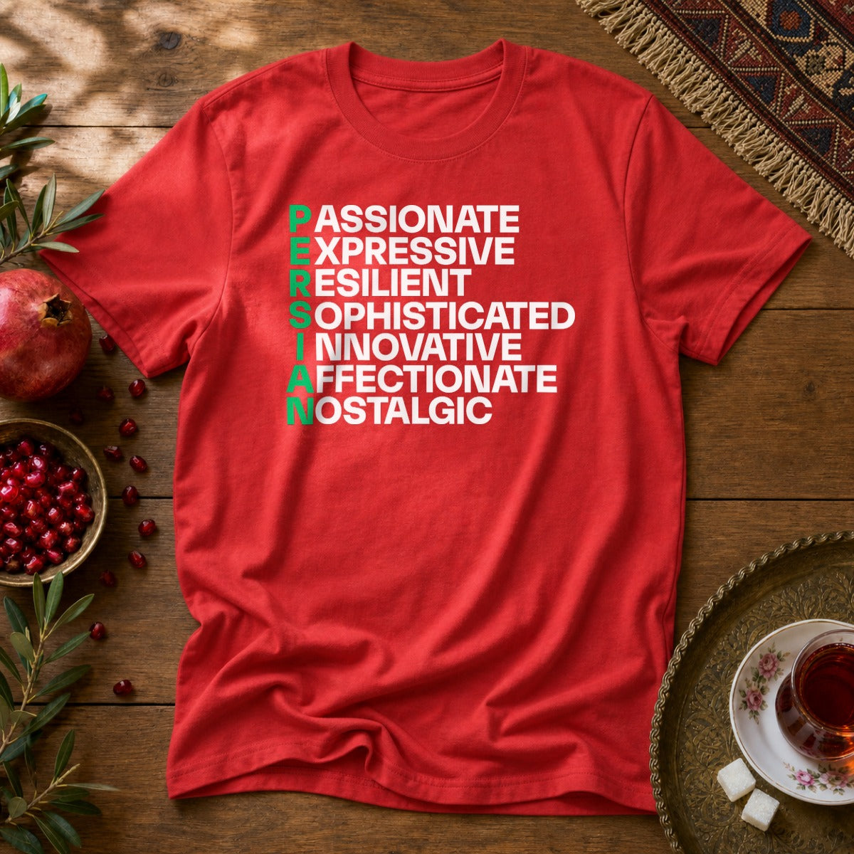 Persian Traits Unisex T-Shirt - Red