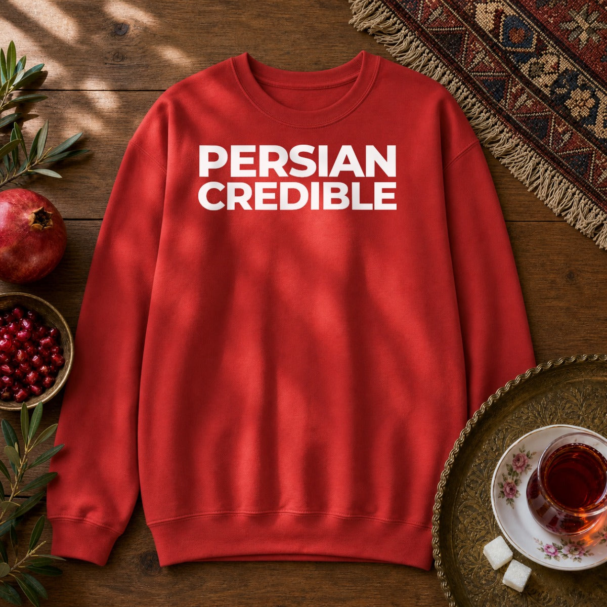 Persiancredible Sweatshirt - Red