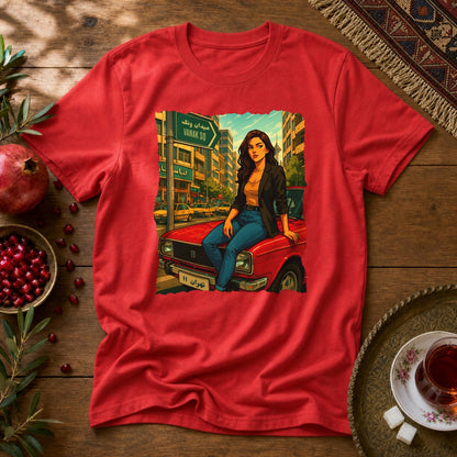 Paykan Girl Unisex T-Shirt - Red