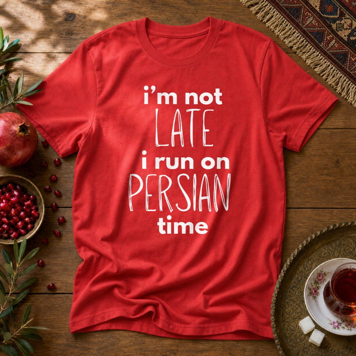 Persian Time Unisex T-Shirt - Red