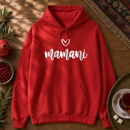Mamani Heart Hoodie - Red