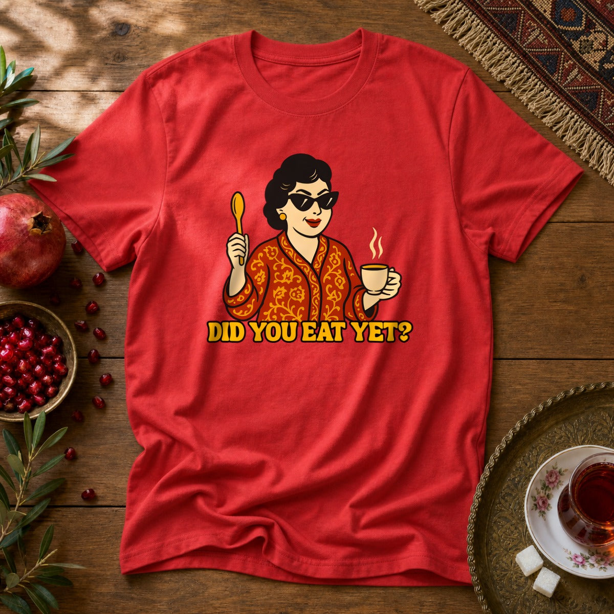 Did you eat yet? 1 Unisex T-Shirt - Red