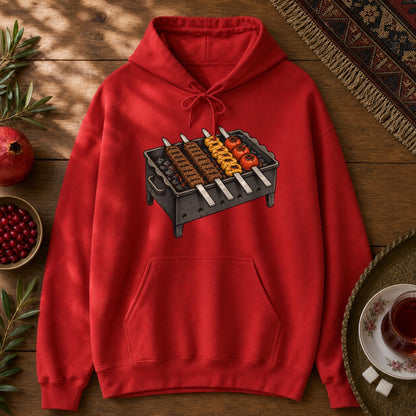 Kabab Graphics Hoodie - Red