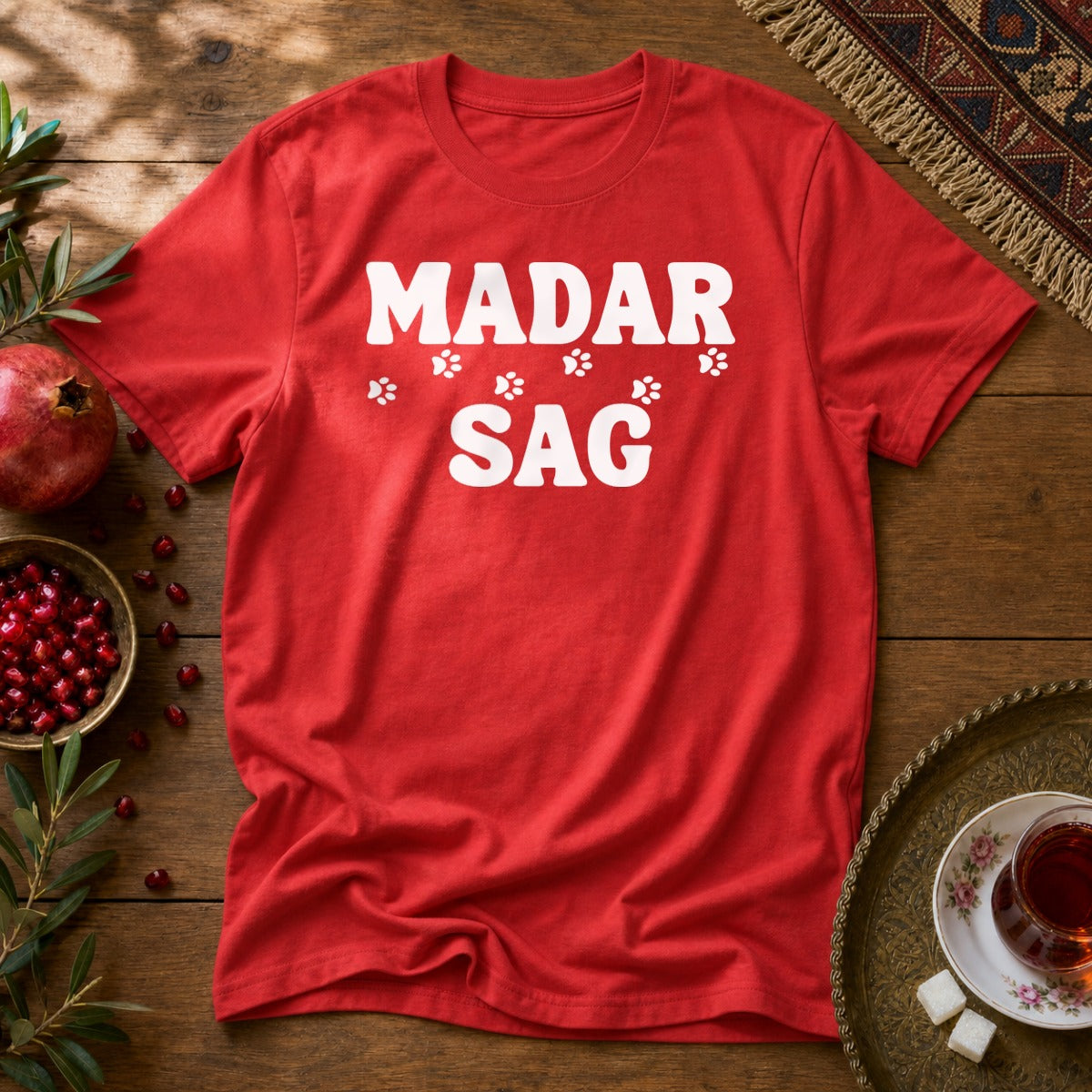 Madar Sag Unisex T-Shirt - Red