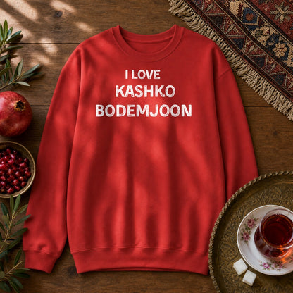 I Love Kashko Bodemjoon Sweatshirt - Red