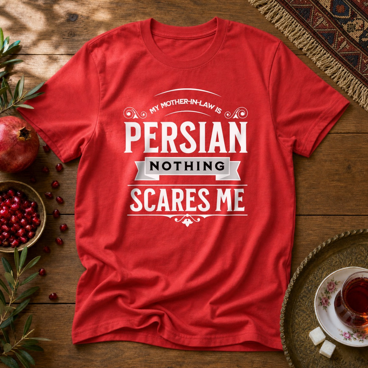 My Mother-in-law is Persian Unisex T-Shirt - Red