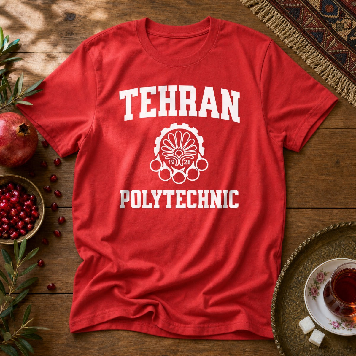 Tehran Polytechnic Unisex T-Shirt - Red