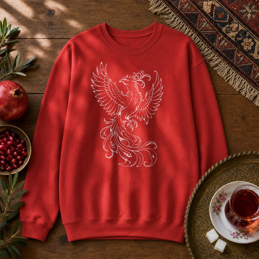Simorgh Sweatshirt - Red