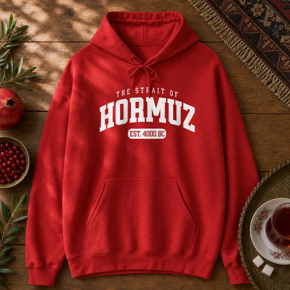 Strait of Hormuz Est. 4000 BC Hoodie - Red