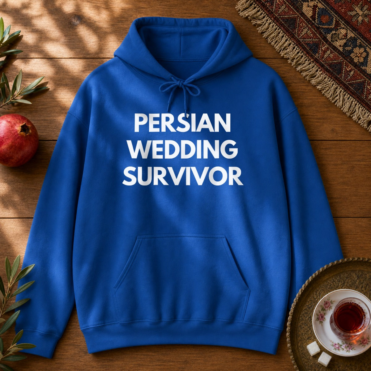 Persian Wedding Survivor Hoodie - Royal