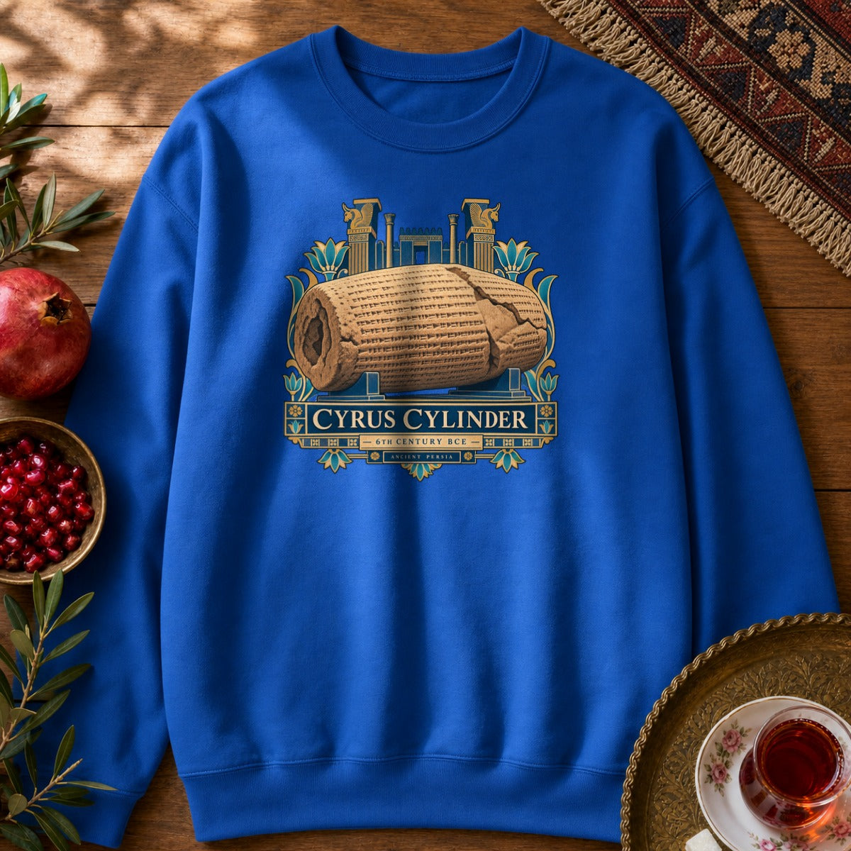 Cyrus Cylinder Sweatshirt - Royal