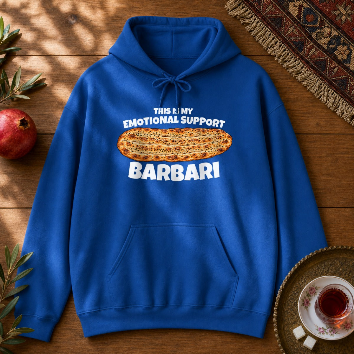 Emotional Support Barbari Hoodie - Royal