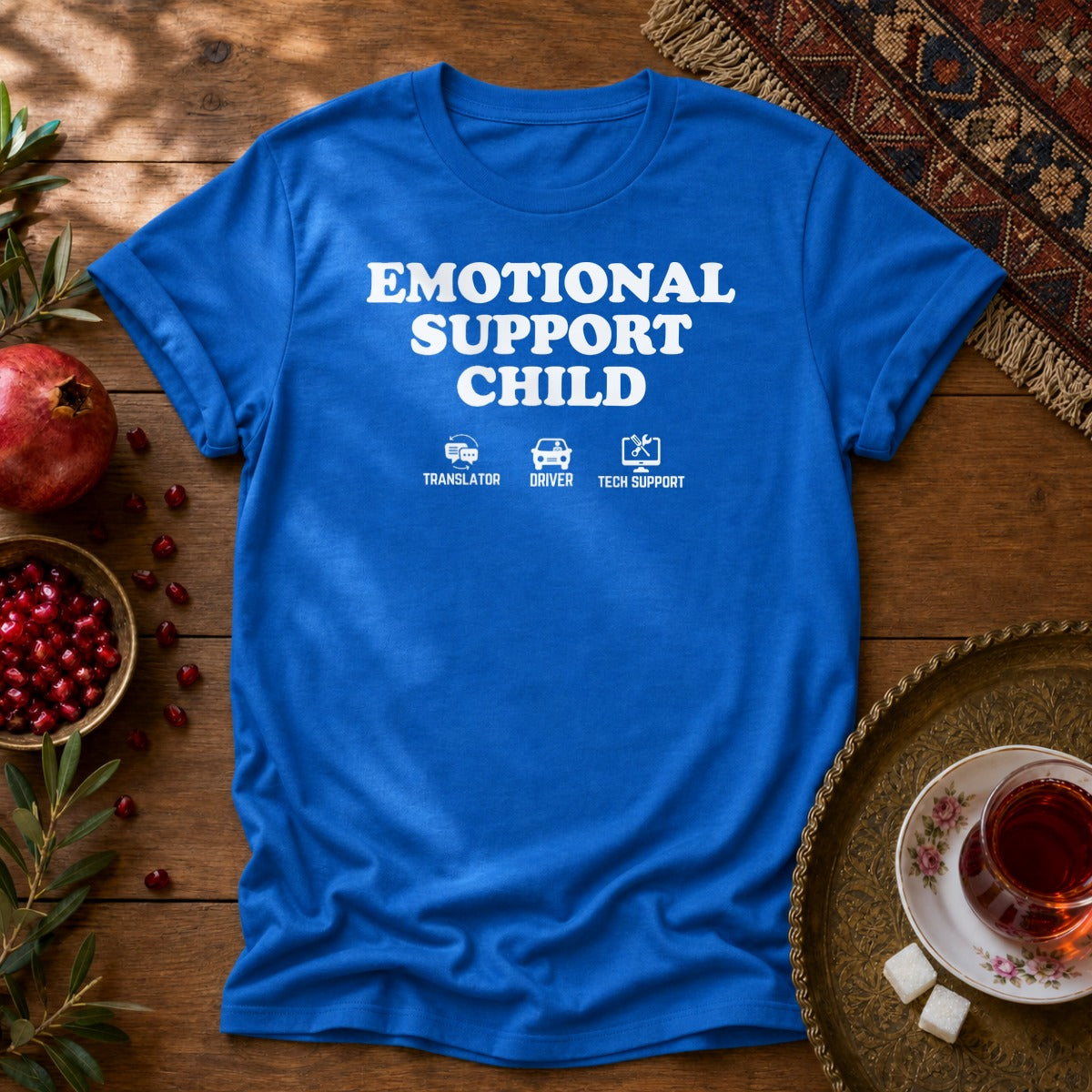 Emotional Support Child 2 Unisex T-Shirt - Royal