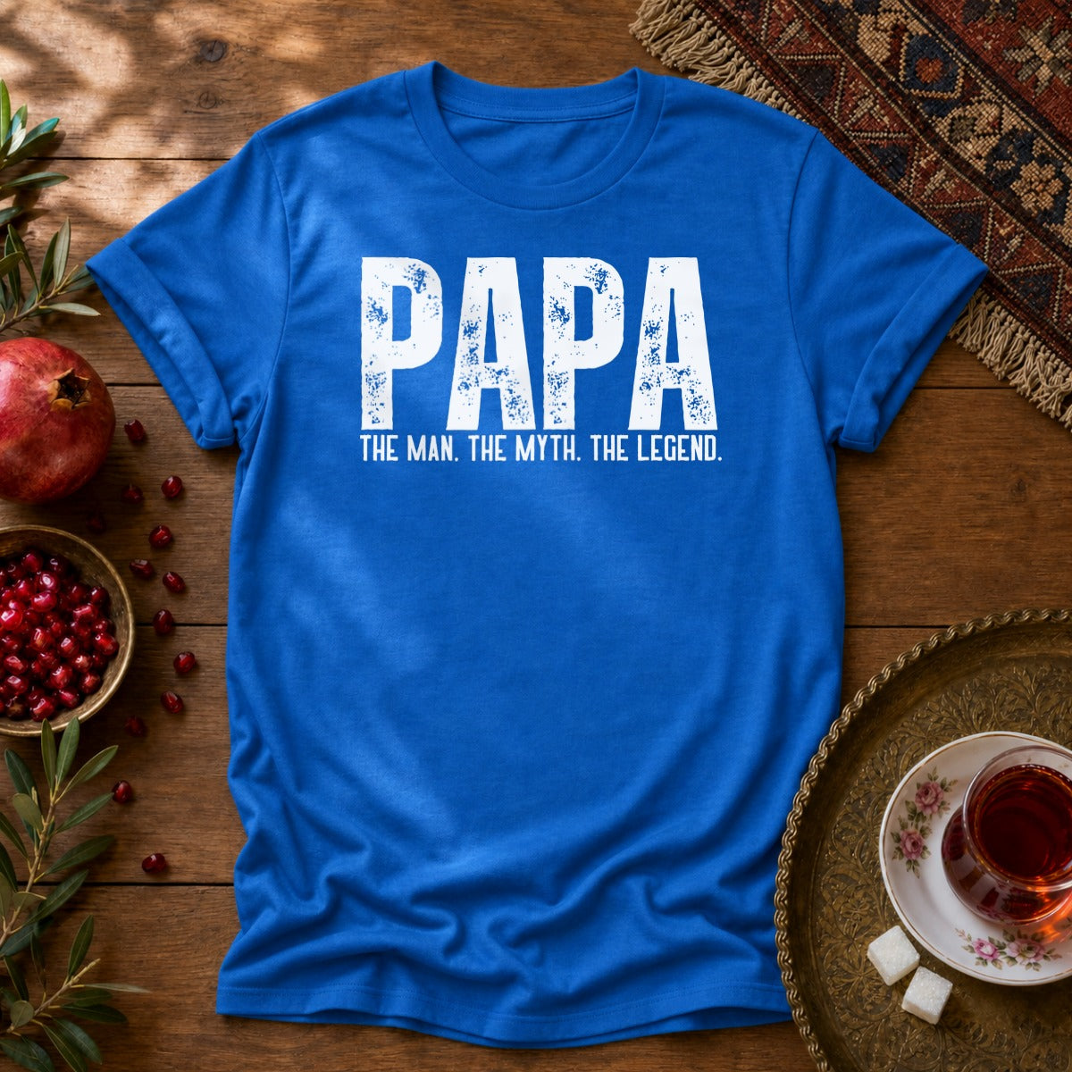 Papa, the myth Unisex T-Shirt - Royal