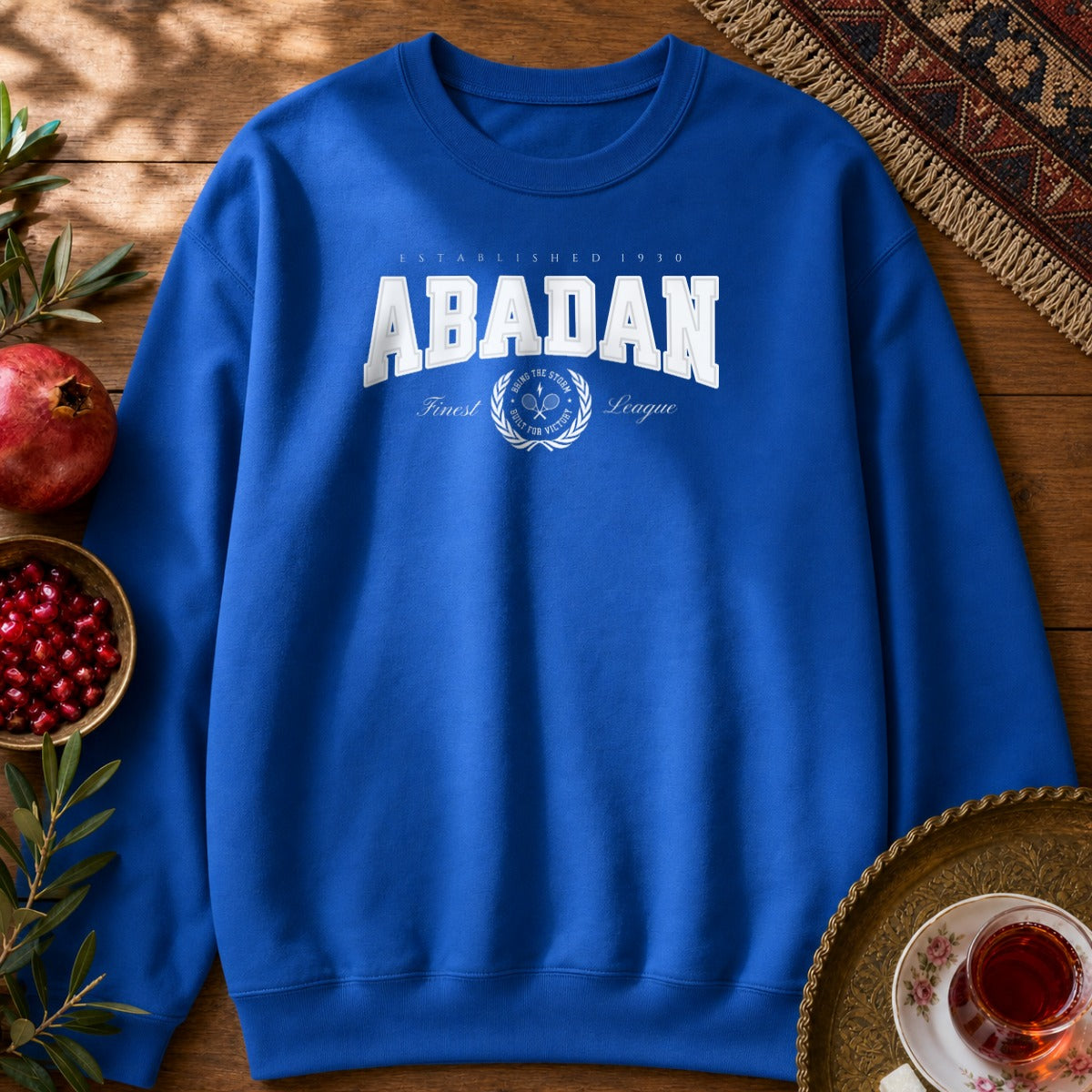 Abadan Tennis Club Sweatshirt - Royal