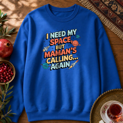I Need My Space Sweatshirt - Royal
