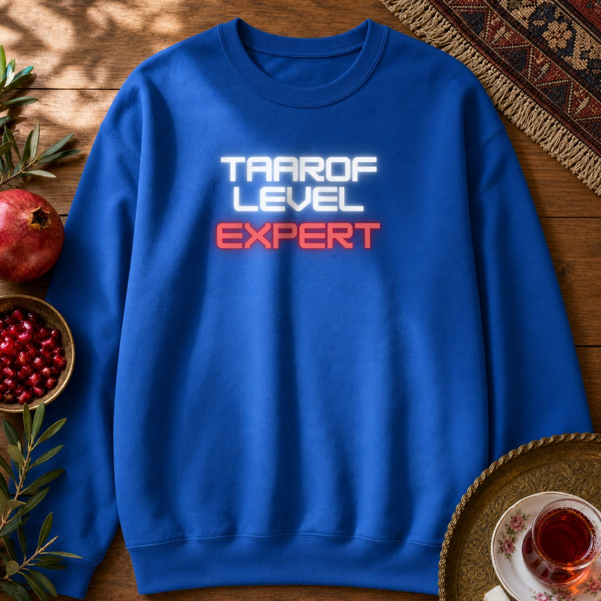 Taarof Level Expert Sweatshirt - Royal