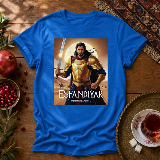 Esfandiyar Unbreakable ... Almost Unisex T-Shirt - Royal