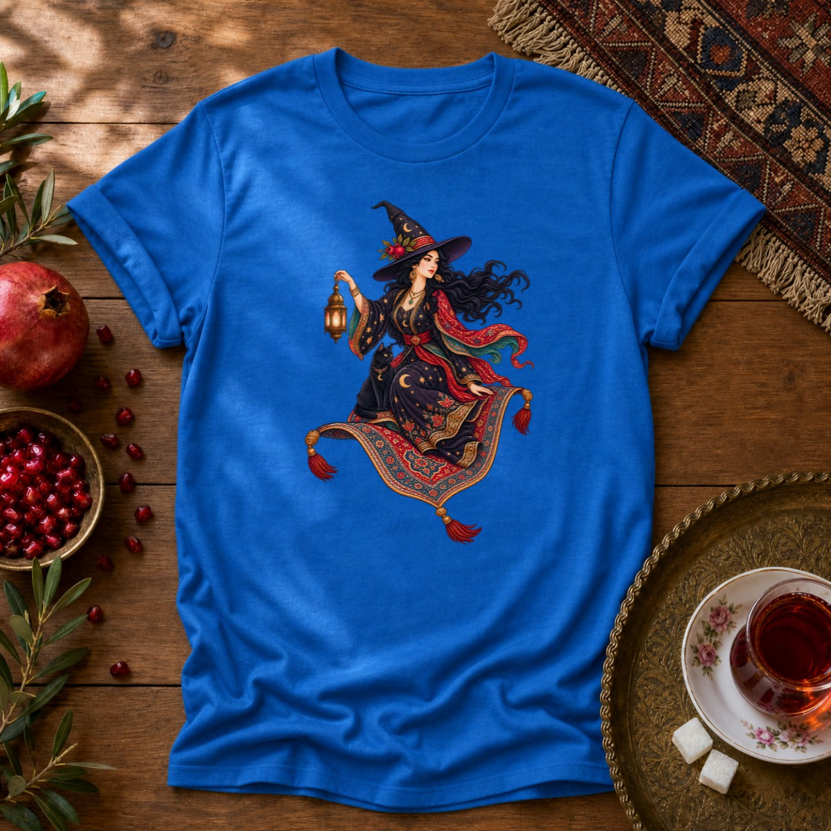Witch and the Magic Carpet Unisex T-Shirt - Royal