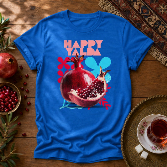 Happy Yalda Unisex T-Shirt - Royal