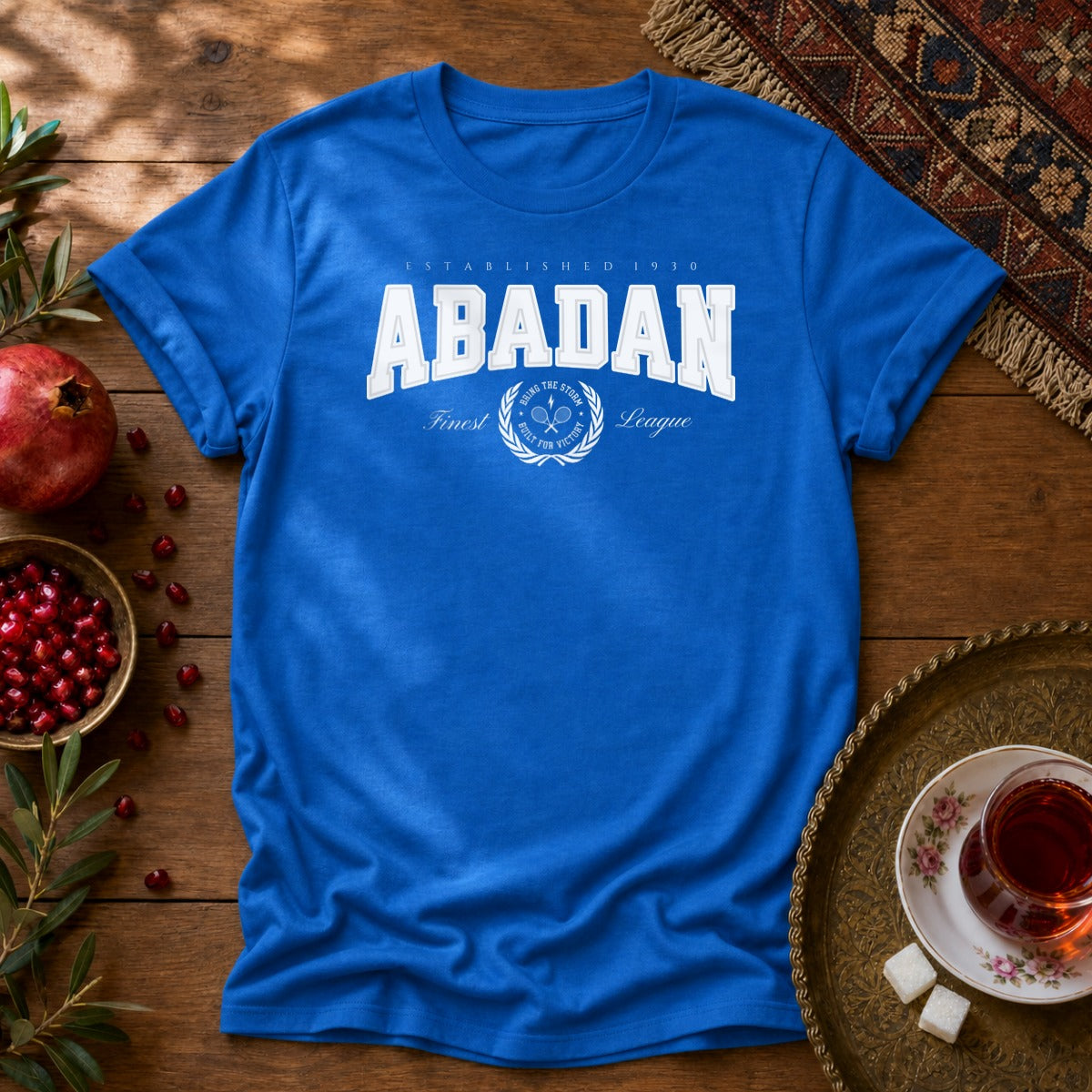 Abadan Tennis Club Unisex T-Shirt - Royal