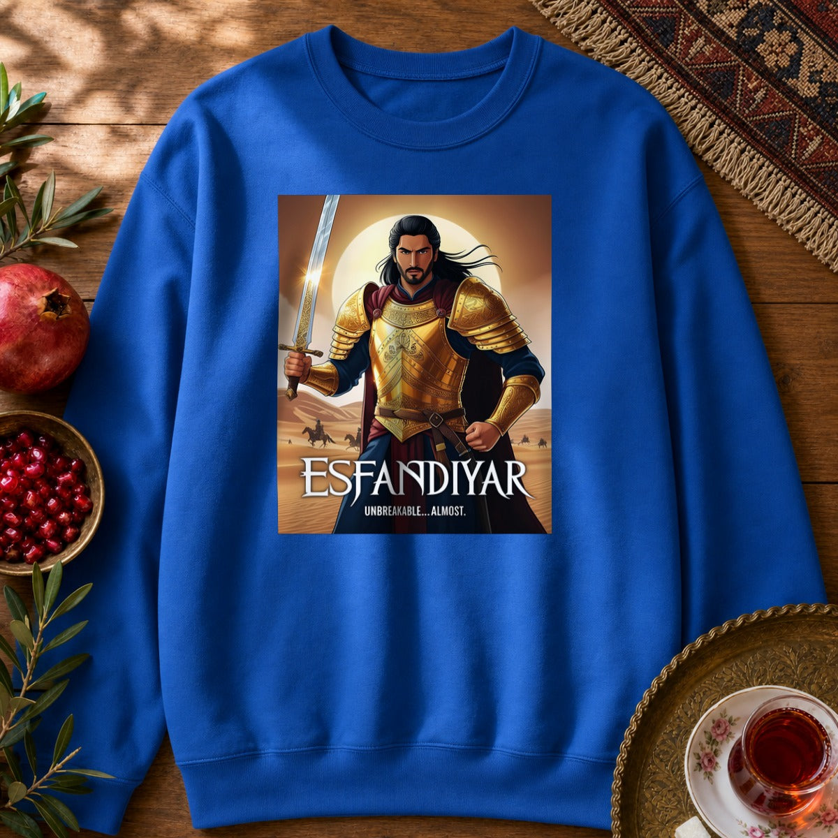 Esfandiyar Unbreakable ... Almost Sweatshirt - Royal