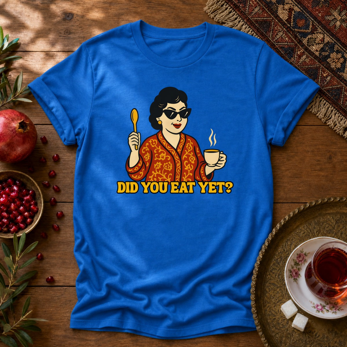 Did you eat yet? 1 Unisex T-Shirt - Royal