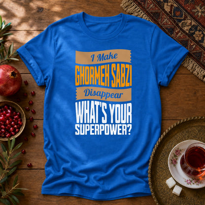 I make Ghormeh Sabzi disappear Unisex T-Shirt - Royal