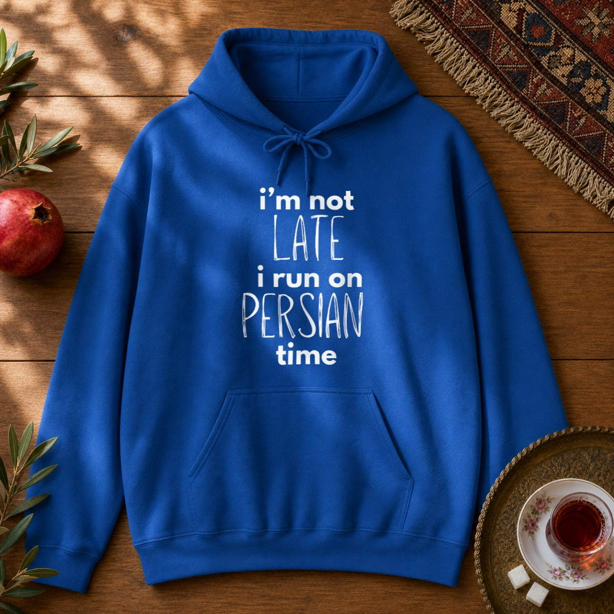 Persian Time Hoodie - Royal