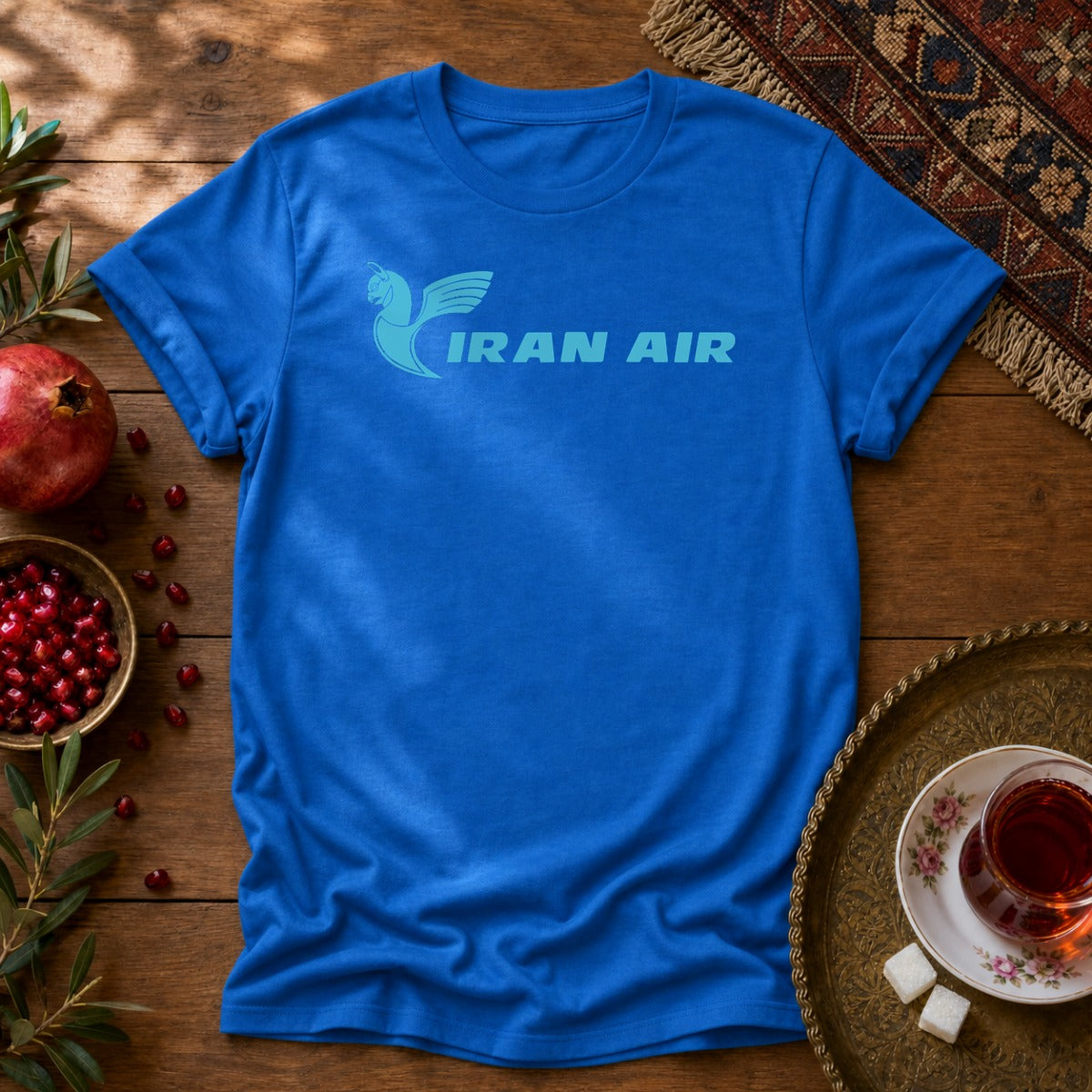 Iran Air Unisex T-Shirt - Royal