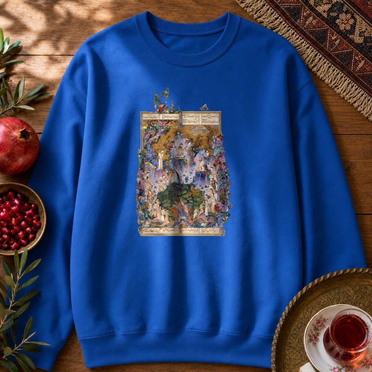 Court of Keyumars - Shahnameh Sweatshirt - Royal