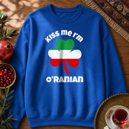 Kiss Me I'm O'Ranian Sweatshirt - Royal